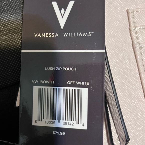 Vanessa Williams lush zip pouch with dust bag - Picture 7 of 7